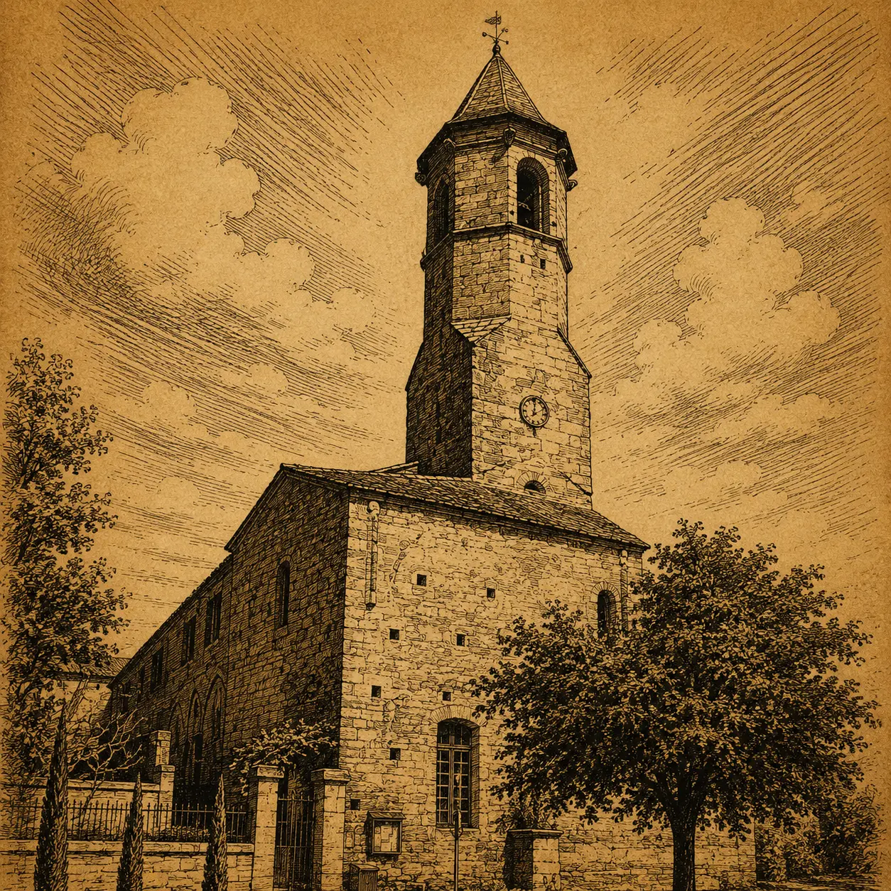 Illustration de l’église de Belvès